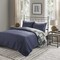 3 Piece Reversible Printed Quilt Set King/Cal King Green/Navy